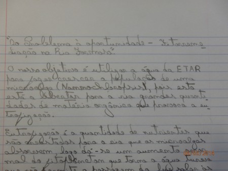 Elaboração de textos de divulgação do projeto